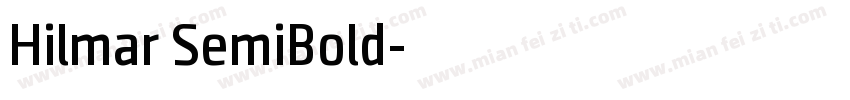 Hilmar SemiBold字体转换